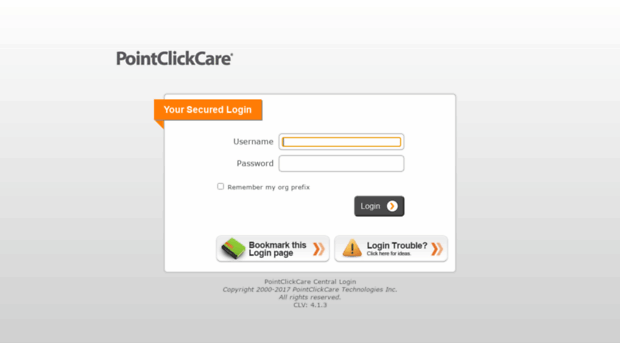 Pointclickcare us PointClickCare Login Point Click Care