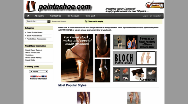 pointeshoe.com