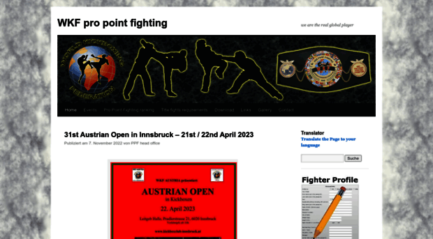 pointfighting.wkfworld.com