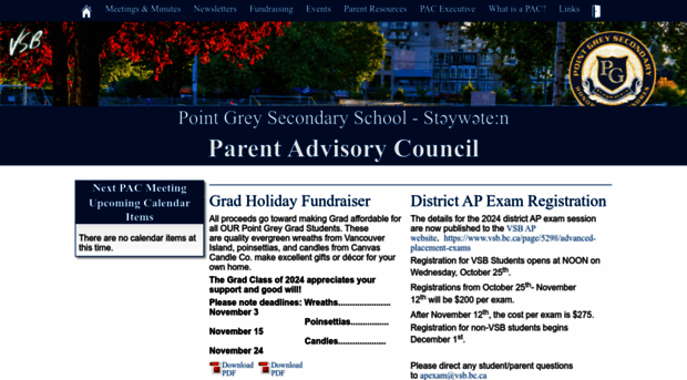 pointgreyparents.org