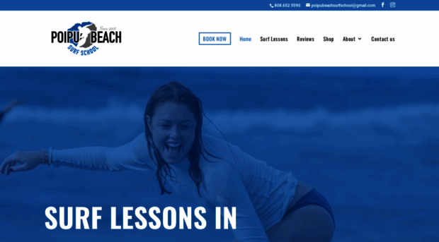 poipubeachsurfschool.com