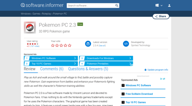 pokemon-pc.software.informer.com