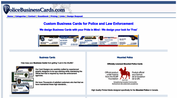 policebusinesscards.com