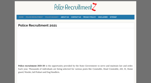 policerecruitmentz.in