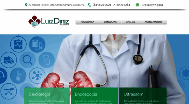 policlinicaluizdiniz.com.br