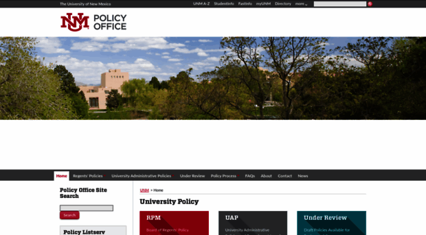 policy.unm.edu