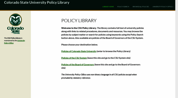 policylibrary.colostate.edu