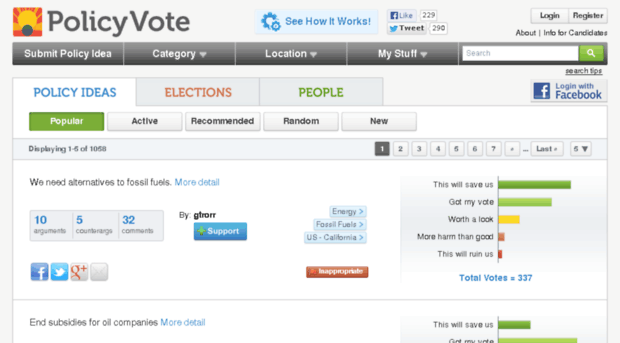 policyvote.com