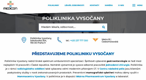 poliklinika-vysocany.cz