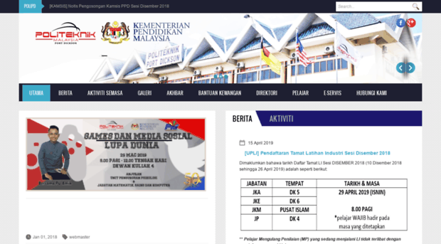 Portal Rasmi Politeknik Kuching / Surat Rasmi Rayuan Asrama Politeknik