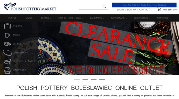 polishpotterymarket.com