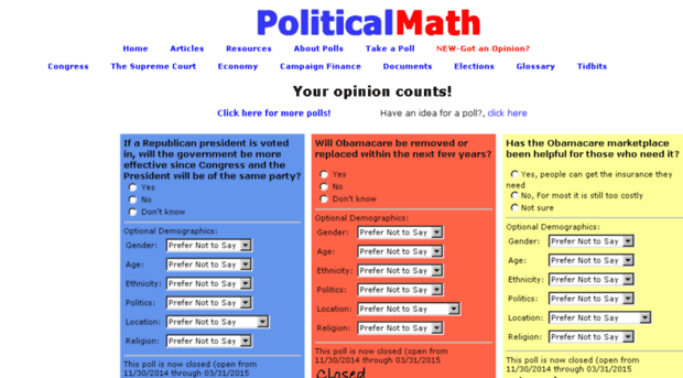 politicalmath.net