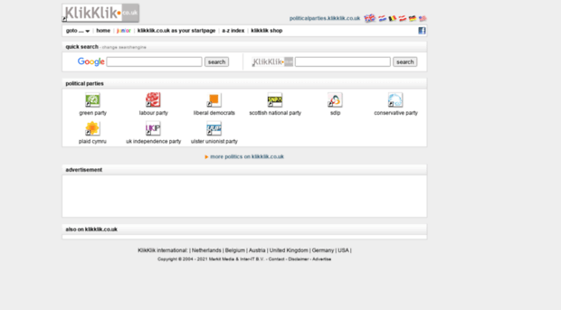 politicalparties.klikklik.co.uk