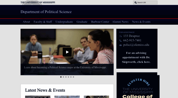 politicalscience.olemiss.edu