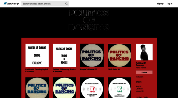 politicsofdancing.bandcamp.com