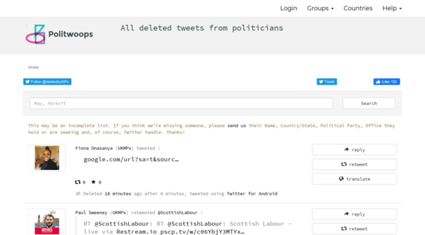 politwoops.co.uk