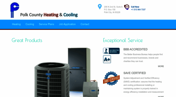 polkcountyheating.com