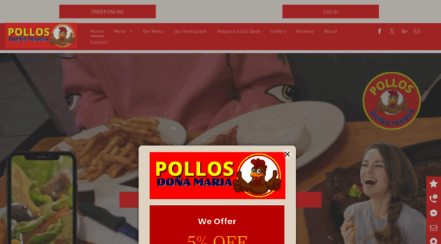 pollosdonamaria.com