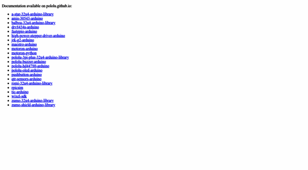 pololu.github.io