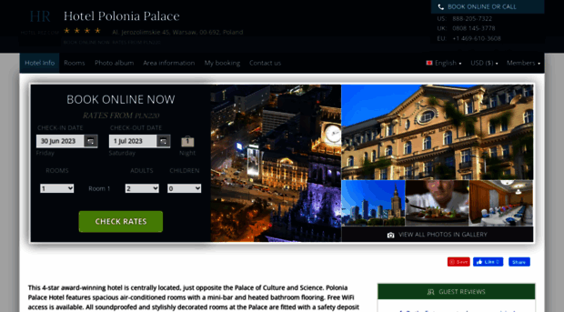 polonia-palace-warsaw.hotel-rez.com