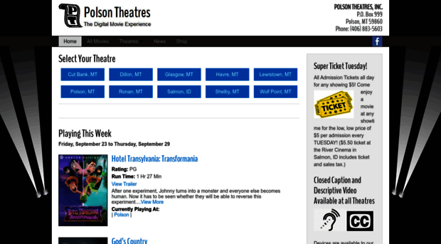 polsontheatres.com