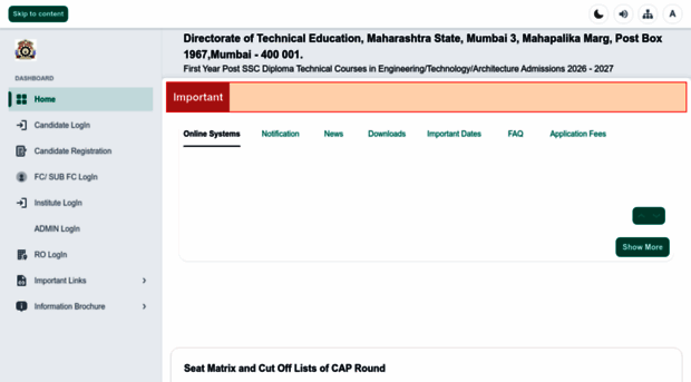 poly26.dtemaharashtra.gov.in