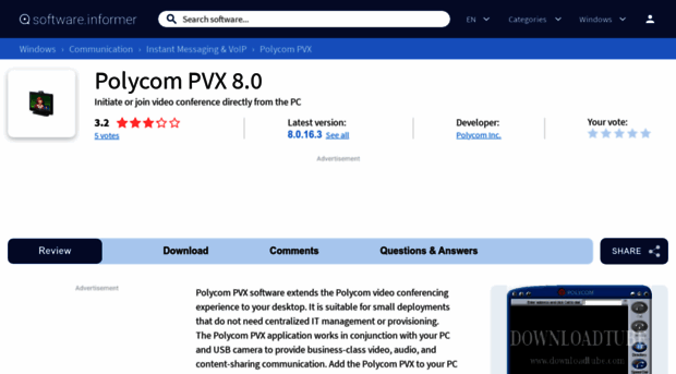 polycom-pvx.software.informer.com