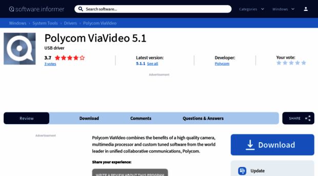 polycom-viavideo.software.informer.com