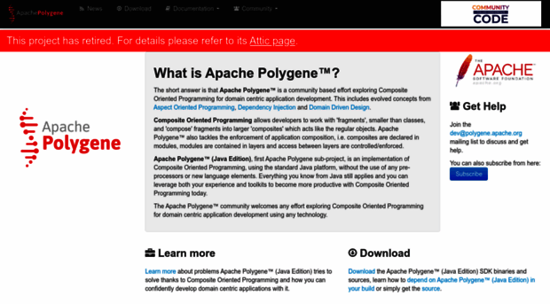 polygene.apache.org