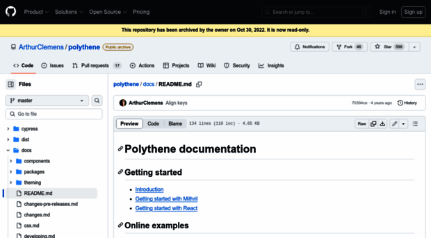 polythene.js.org