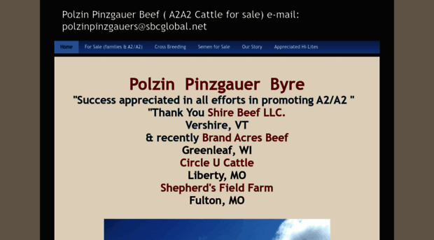 polzinpinzgauerbeef.com