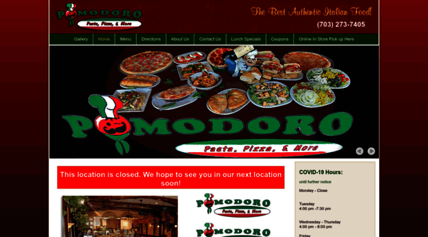 pomodoropastapizza.com