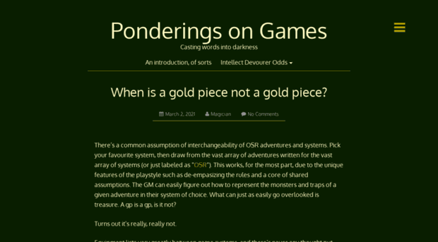 ponderingsongames.com