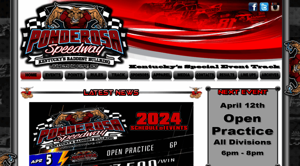 ponderosaspeedway.net