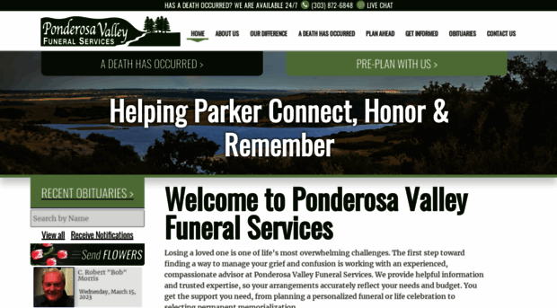 ponderosavalleyfunerals.com