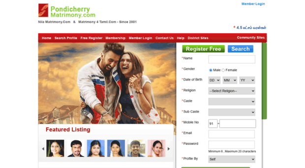 pondicherrymatrimony.com