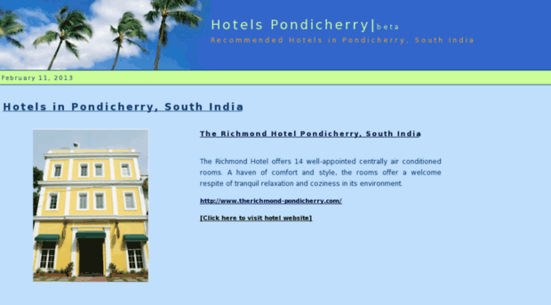pondicheryhotels.com
