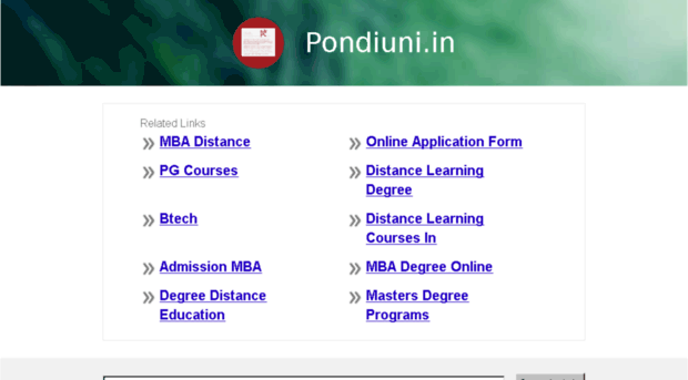 pondiuni.in