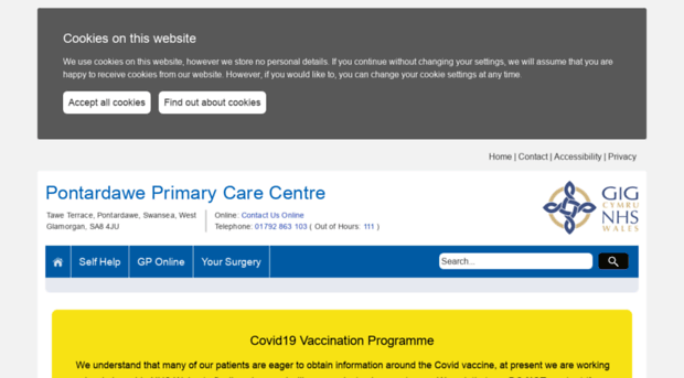 pontardaweprimarycarecentre.co.uk
