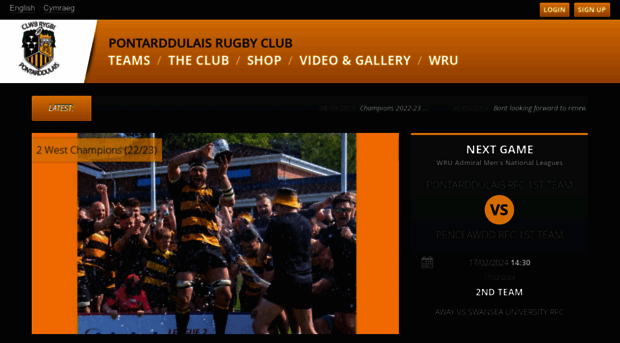 pontarddulais-rfc.co.uk