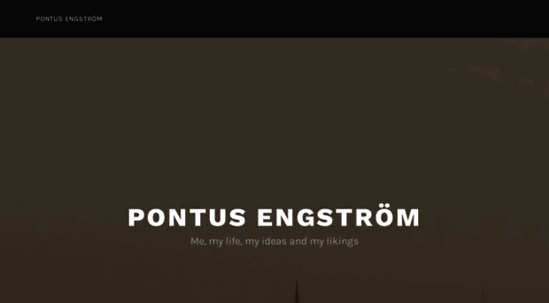 pontusengstrom.com