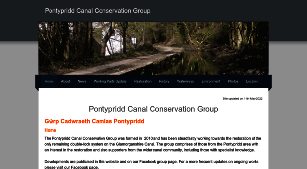 pontypriddcanalconservation.com