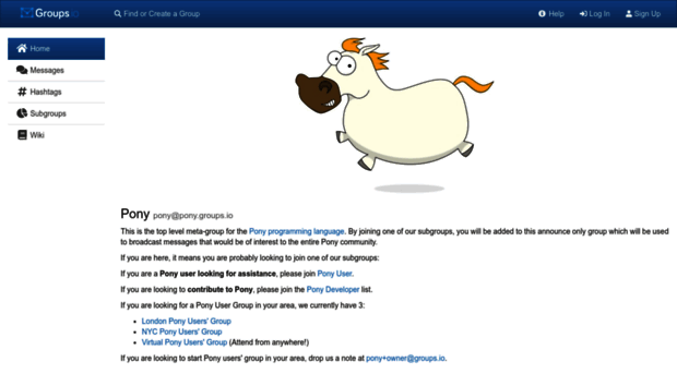 pony.groups.io