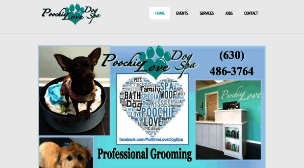 poochielovedogspa.com