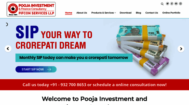 poojainvestment.com