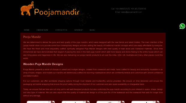 poojamandir.com