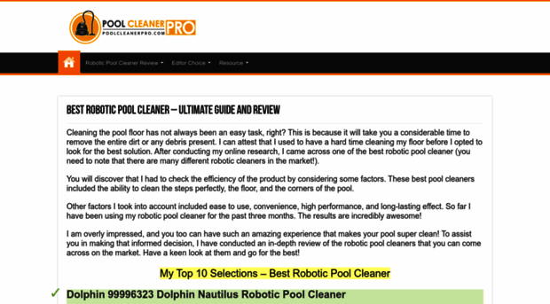 poolcleanerpro.com