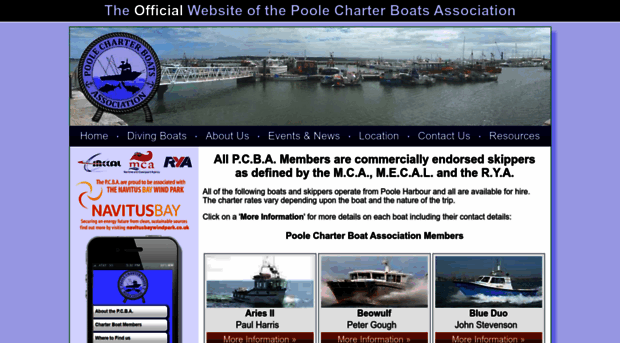 poolecharterboats.org