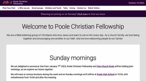 poolechristianfellowship.org