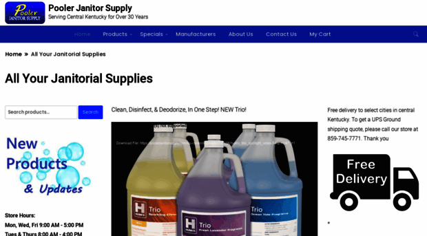 poolerjanitorsupply.com